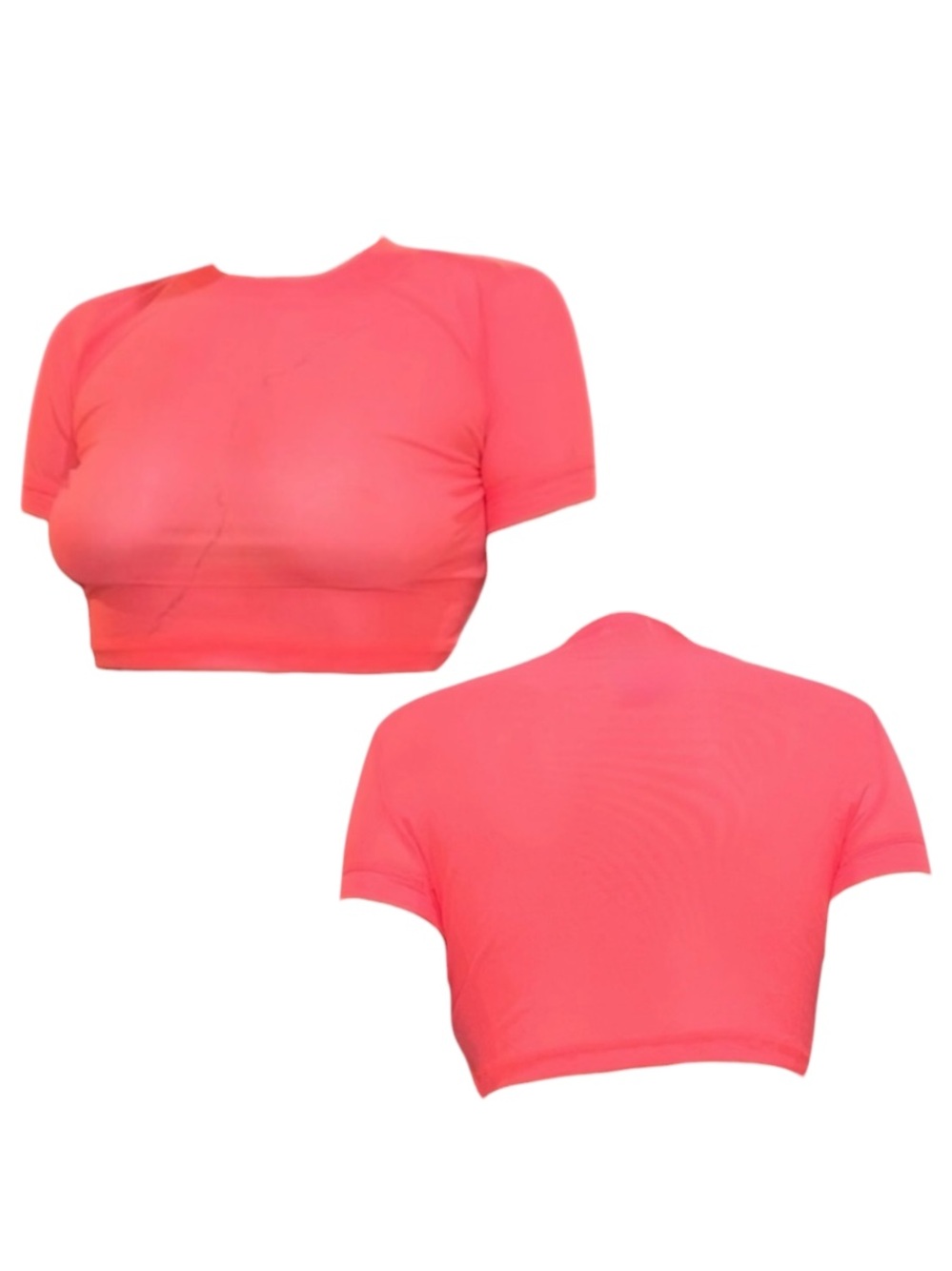NWOT Urban Outfitters Neon Pink Mesh Top